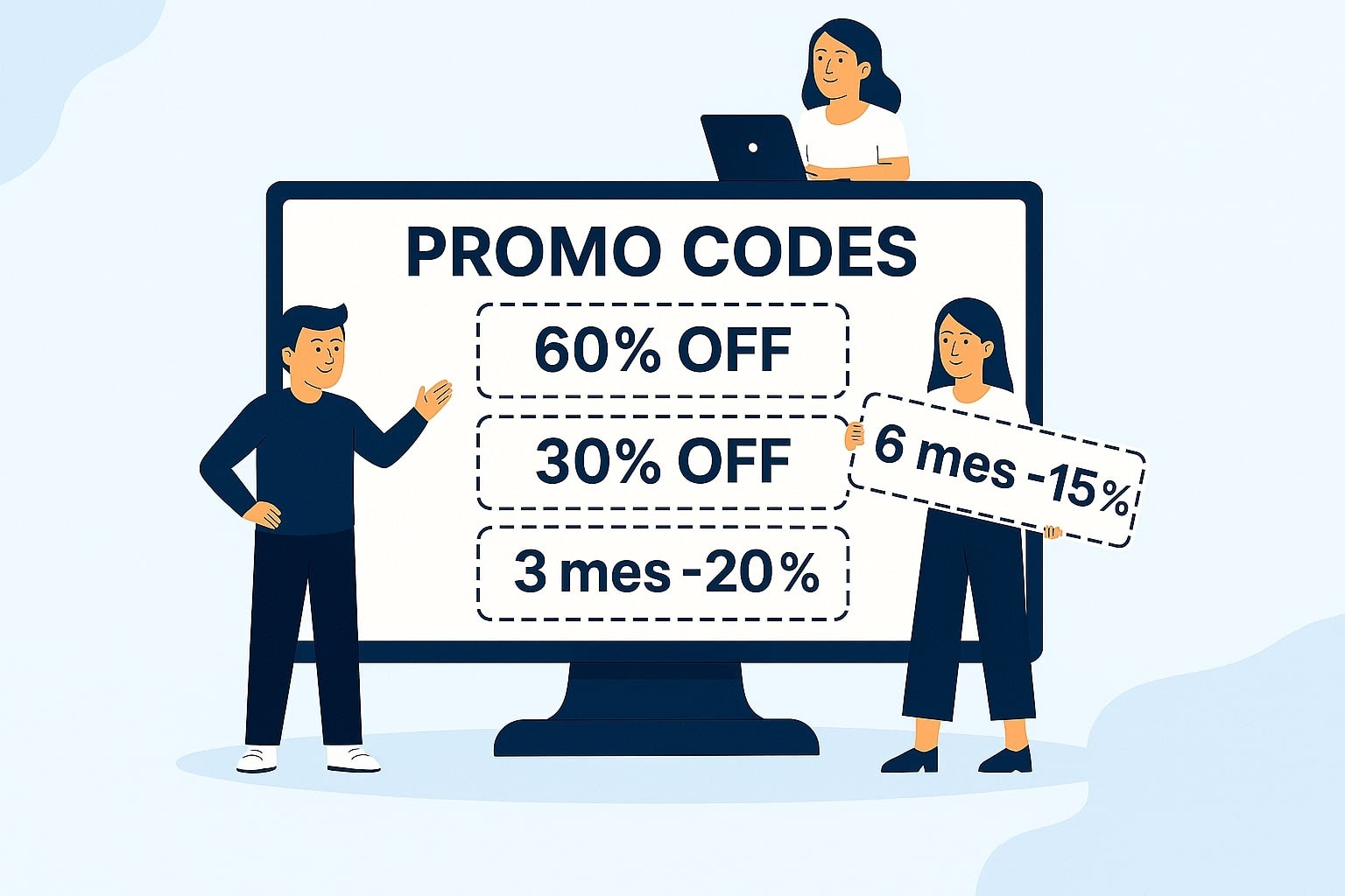 Новые типы промокодов для партнеров AdminVPS