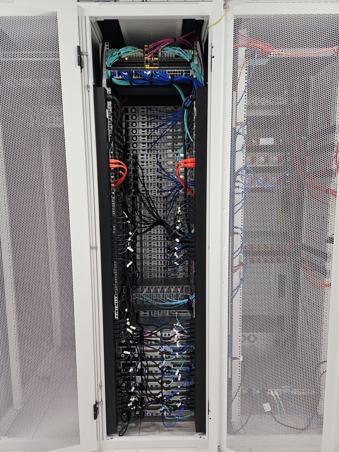 Первая производственная стойка в NorthC готова
