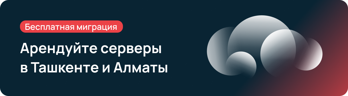 Арендуйте серверы в Ташкенте и Алматы