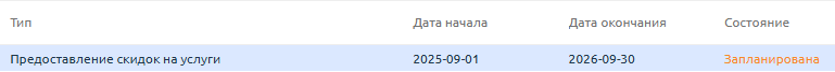 Скидка 50% на 32 ram - включили акцию на год, а сама VM на весь срок использования скидка